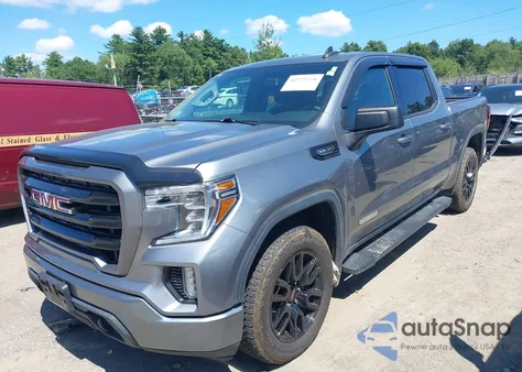 2020 GMC Sierra 1500 4Wd Short Box Elevation from USA, damaged, VIN 3GTU9CED9LG185718